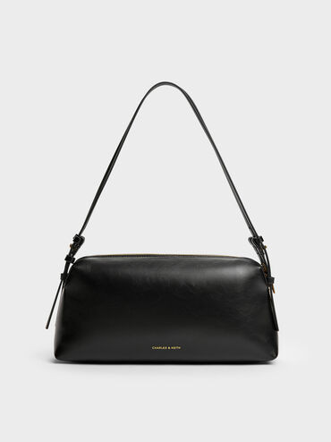 Deyna Double-Strap Shoulder Bag
    
         - Black | Charles & Keith UK