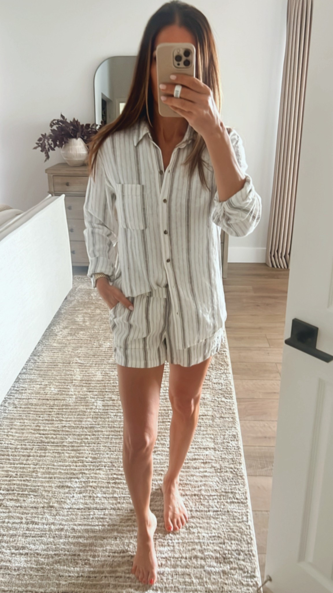 The perfect target summer set! Loving this universal thread linen button down top and linen shorts  

#LTKStyleTip #LTKFindsUnder50 #LTKOver40