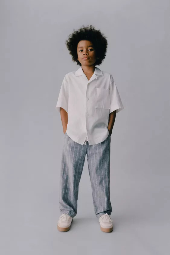 COTTON LINEN BLEND SHIRT | Zara US