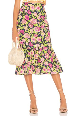 Ruffle Pencil Skirt | Revolve Clothing (Global)