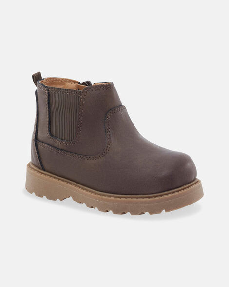 Toddler Boy Ankle Boots - Brown | Carter's Inc