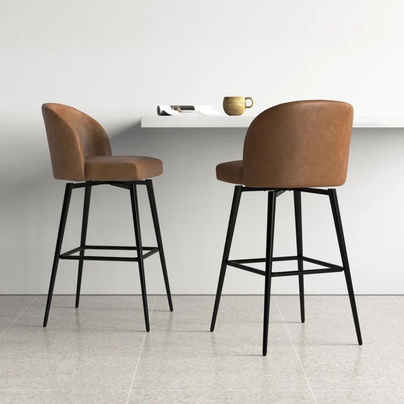 Benedit Swivel Counter & Bar Stool | Wayfair North America