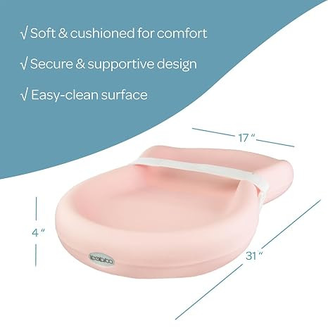 Keekaroo Peanut Changer Baby Pink– The Original Made in USA Easy-to-Clean Changing pad and The ... | Amazon (US)