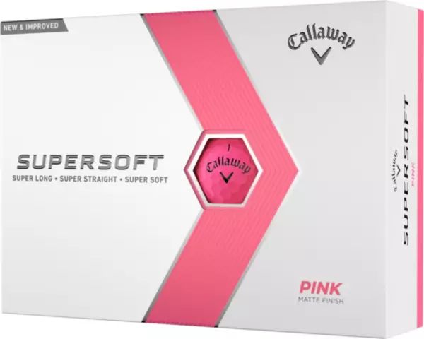 Callaway 2023 Supersoft Matte Pink Golf Balls | Golf Galaxy | Golf Galaxy