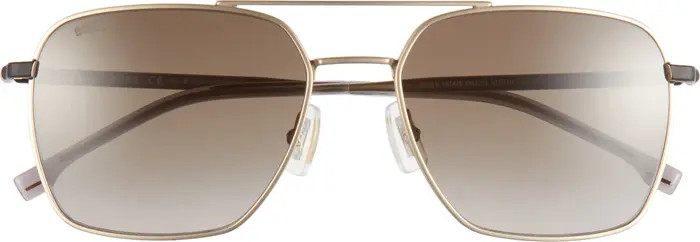 BOSS 57mm Polarized Aviator Sunglasses | Nordstrom | Nordstrom
