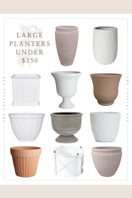 Large and extra large planters for less than $150. Get the pottery barn and balled looks for less! 



#LTKsalealert #LTKSpringSale #LTKhome