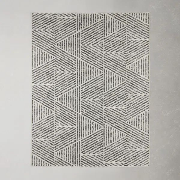 Silva Gray/White Indoor/Outdoor Rug | Wayfair North America