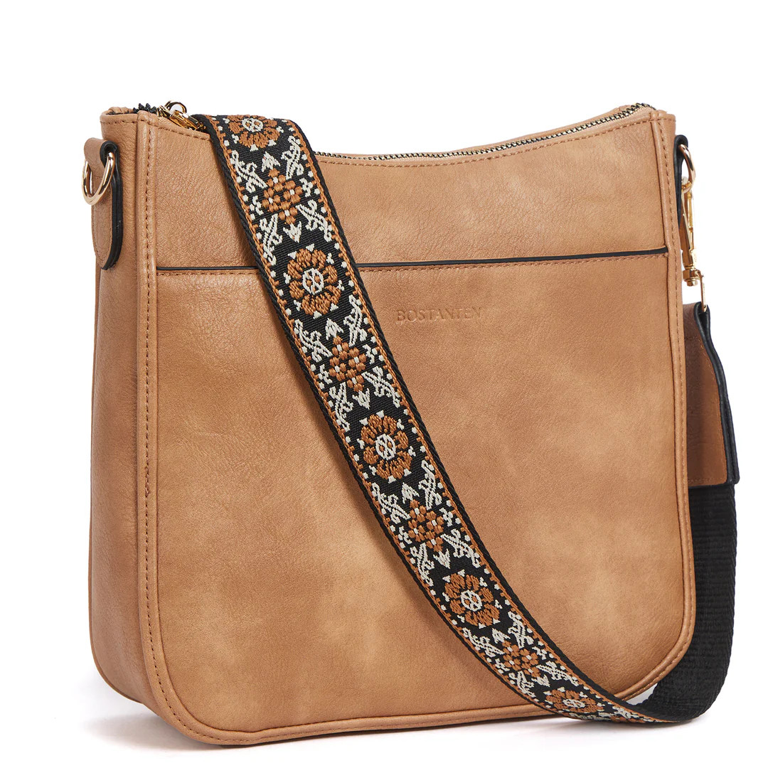 Nola Colorful straps Medium Hobo Crossbody Bag | Bostanten