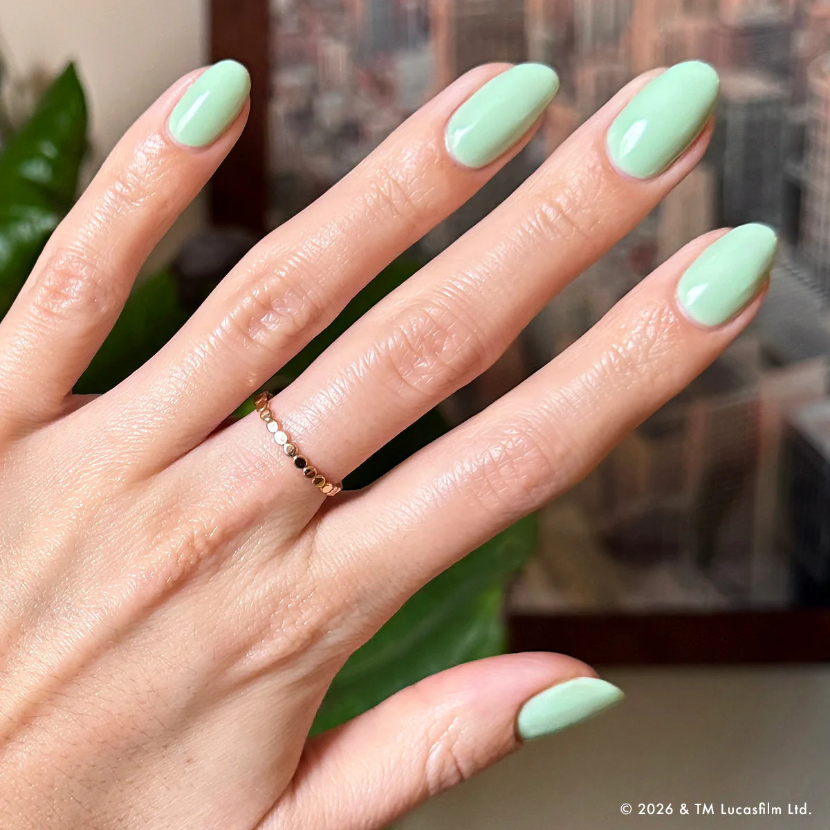 The Mandalorian & Grogu Summer 26 Gel Polish - Grogu Green | Olive & June