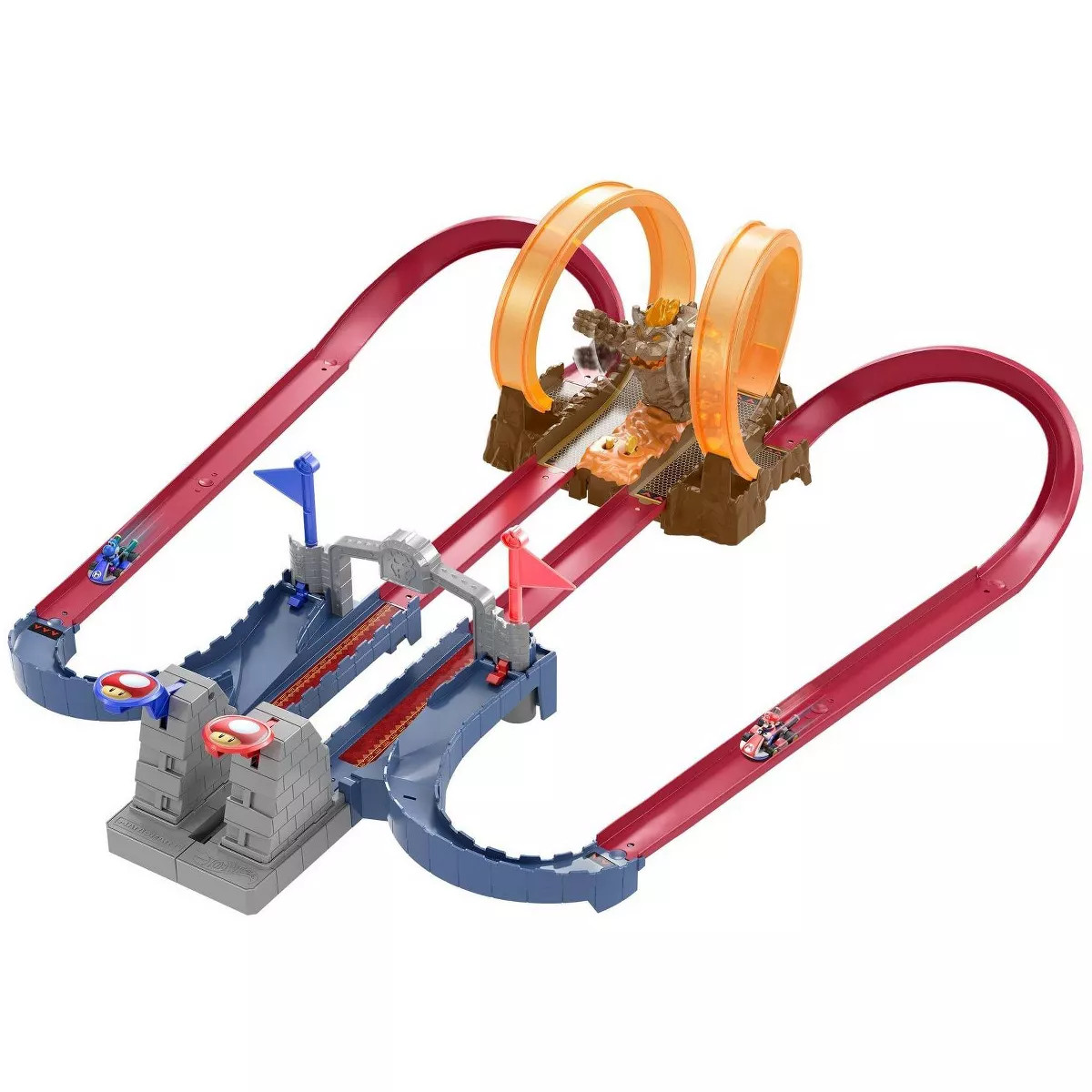 Hot Wheels Mario Kart  Bowser's Castle Trackset | Target