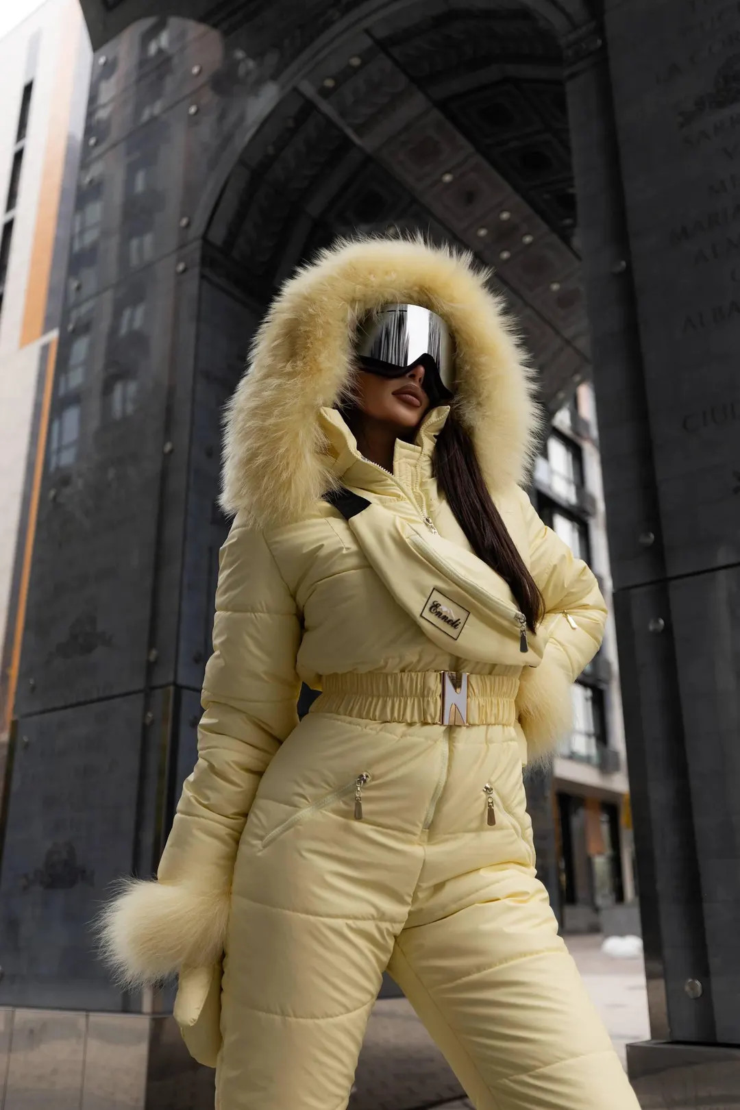 Women’s Ski Jumpsuit | Waterproof Insulated One-piece Snowsuit | Winter Ski Suit With Bag & Mit... | Etsy (US)