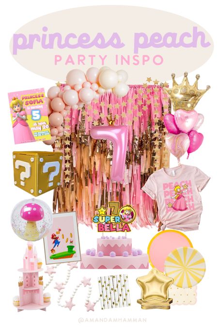 Princess Peach birthday party 🥳 #mario #princesspeach #party #birthday

#LTKfamily #LTKkids #LTKSeasonal