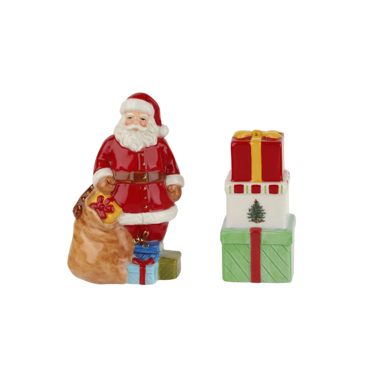 Spode Christmas Tree Santa Salt & Gift Box Pepper | Wayfair North America