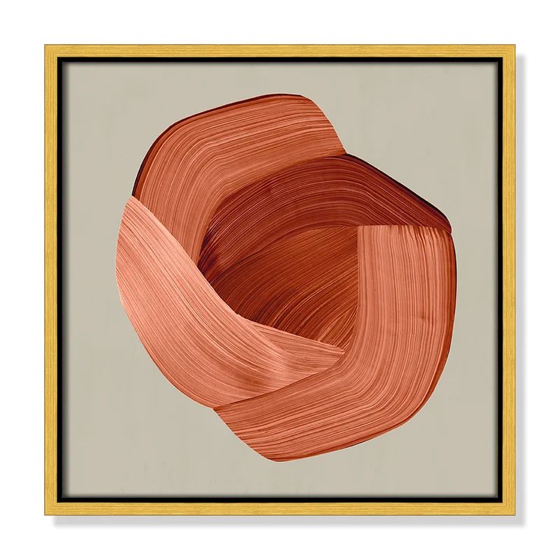 Crema - Floater Frame Painting Print on Canvas | Wayfair North America