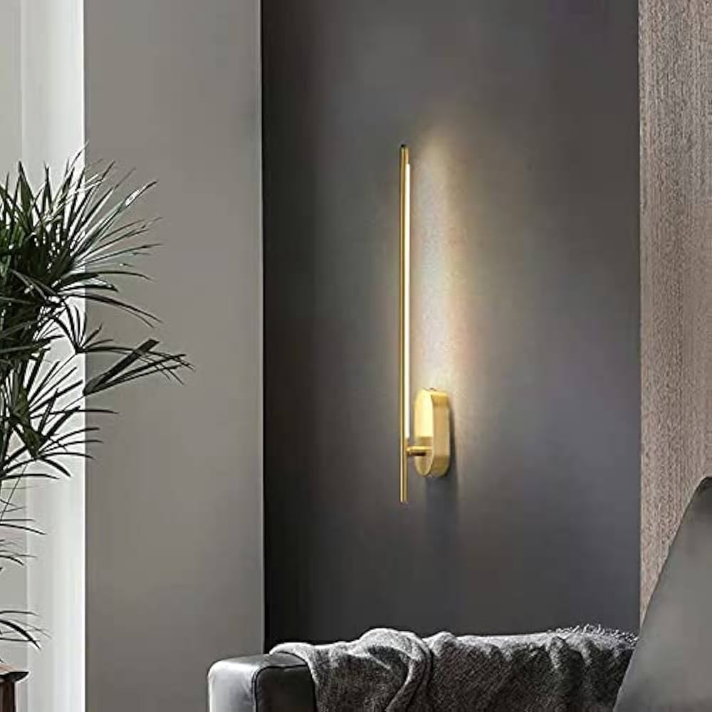 CraftThink LED Wall Sconce, Minimalist Corridor LED Wall Lamp Metal Linear Wall Mounted Lamp Fixt... | Amazon (US)