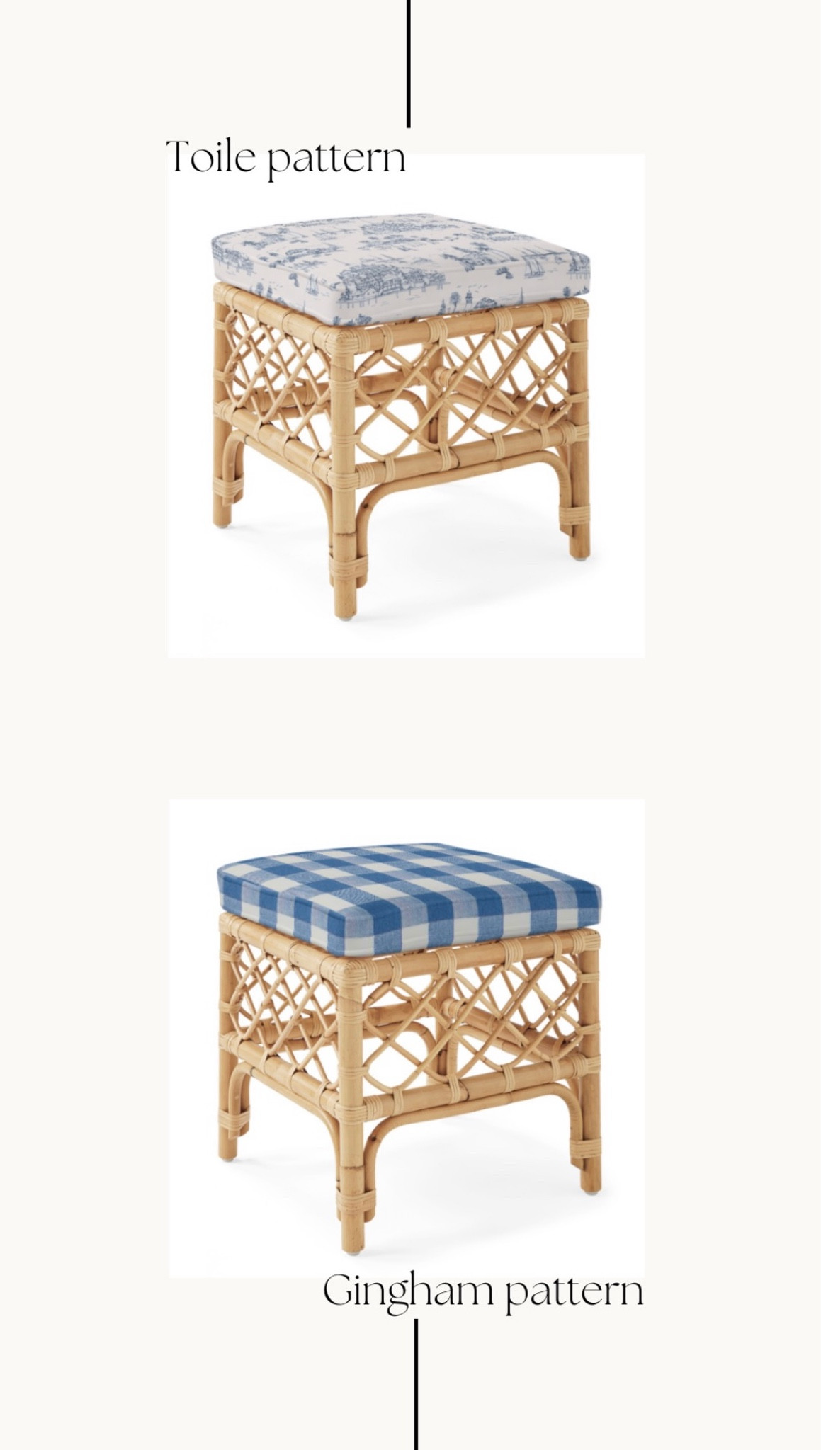 Serena and Lily Avalon Stool! Take 25% off everything Sitewide with the code: GRATITUDE . Customize this stool with your choice of fabric! Add extra seating to your home. Furniture finds. High-end home furniture and home decor. 

#LTKsalealert #LTKstyletip #LTKhome