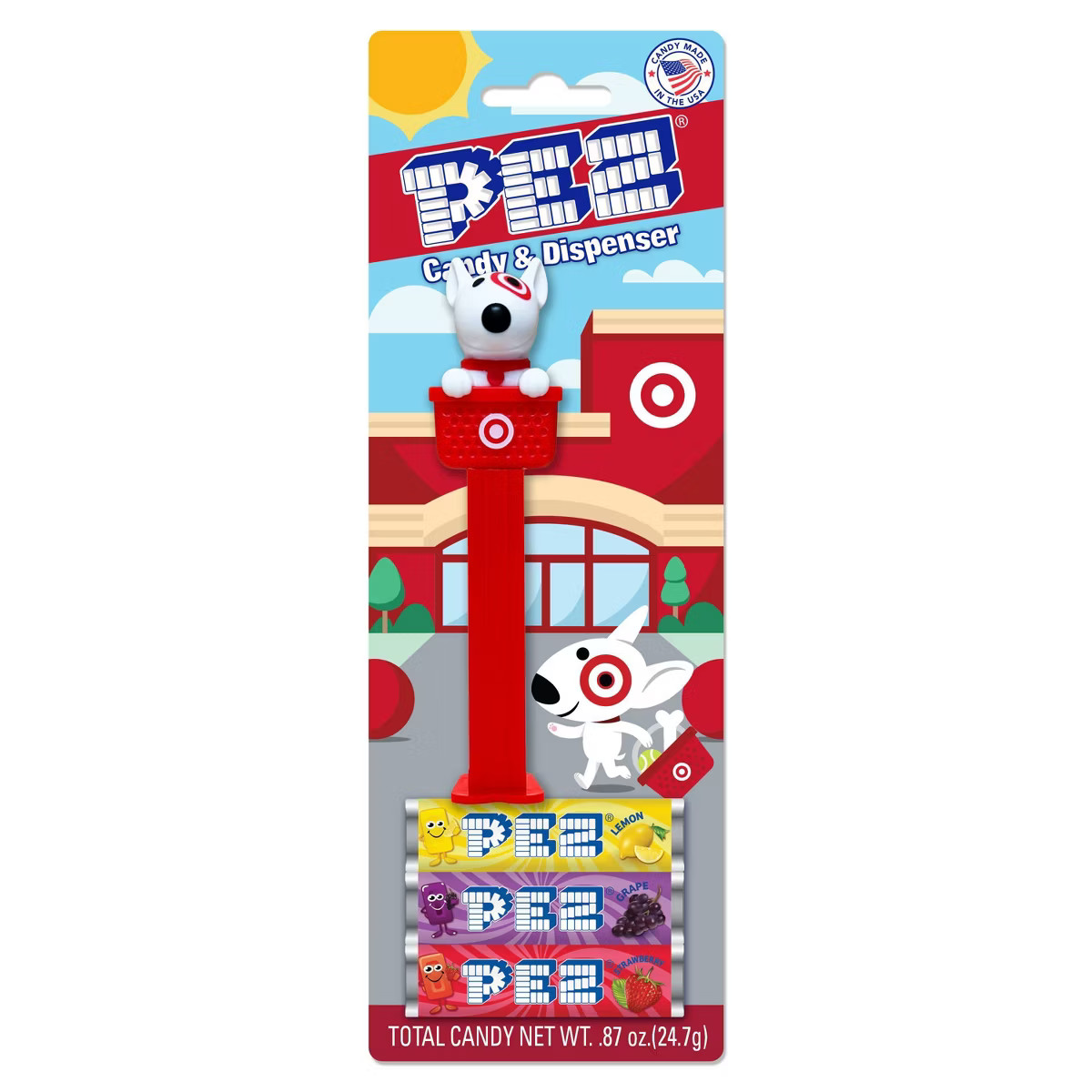 Pez Bullseye Candy and Basket Dispenser - 0.87oz | Target