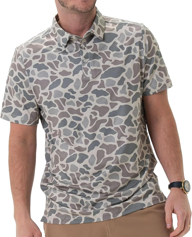 Burlebo Men\u2019s Performance Polo Shirt \u2013 Lightweight, Quick Dry, Moisture Wicking, Four-W... | Amazon (US)