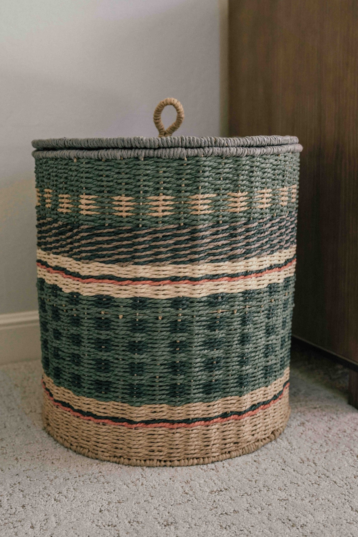 Green woven laundry basket fits right into the green guest room color scheme. And it’s on sale!

home decor | world market | home design 

#LTKsalealert #LTKhome #LTKfindsunder100