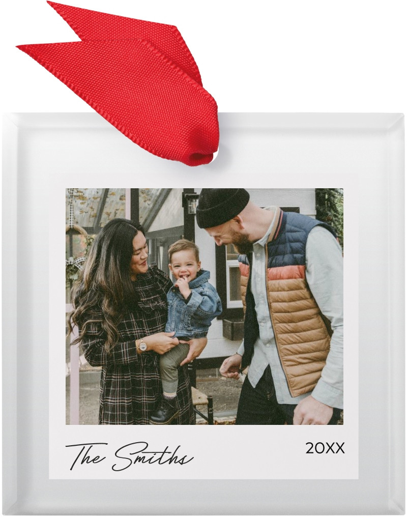 Simple Photo Frame Glass Ornament | Shutterfly | Shutterfly