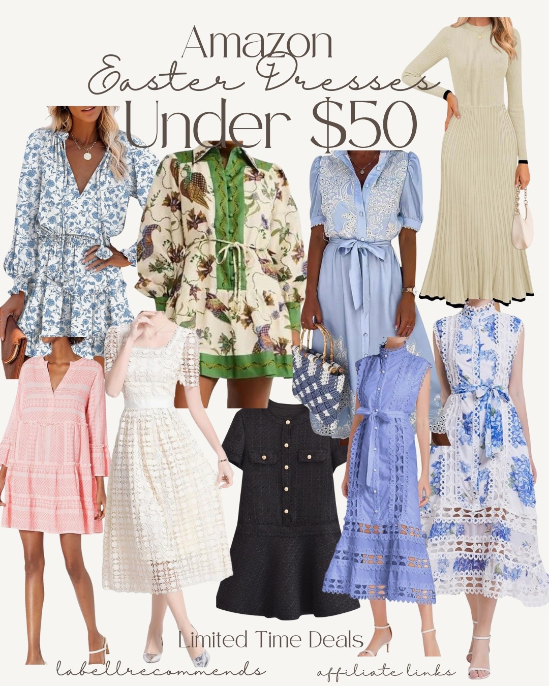 Amazon Easter dresses all under $50. Maxi, mini, midi are all included! Spring fashion can be affordable and stylish. 

#amazondresses #springfashion #easterdresses #springdresses 

#LTKSeasonal #LTKFindsUnder50 #LTKWedding