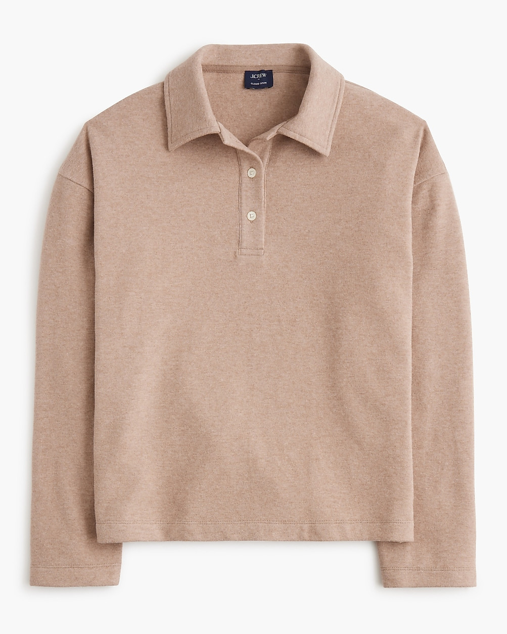 Polo sweatshirt in cloudspun yarn | J.Crew Factory