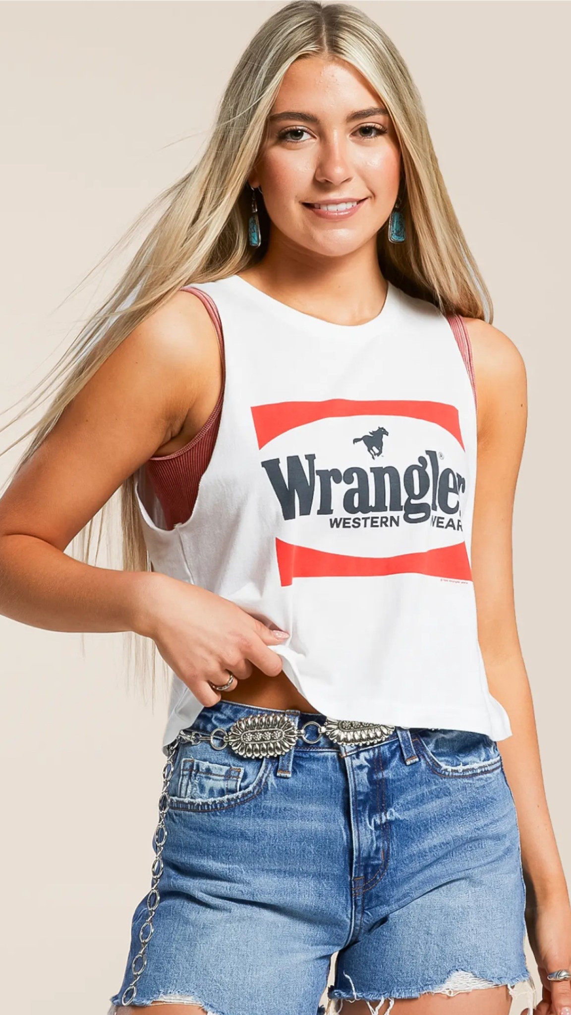 Casual tank for summer 

Western 
Casual 
Cowgirl 

#LTKStyleTip #LTKSeasonal #LTKFindsUnder100