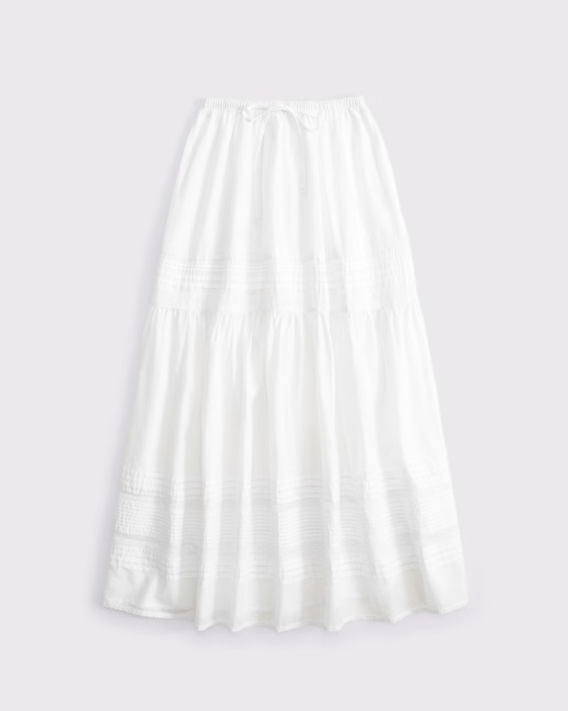 Women's High Rise Pull-On Boho Maxi Skirt | Women's New Arrivals | Abercrombie.com | Abercrombie & Fitch (US)