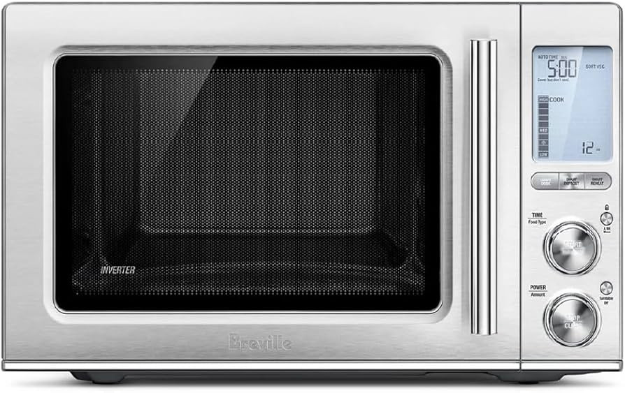 Breville Countertop Smooth Wave Microwave, Brushed Stainless Steel, BMO850BSS | Amazon (US)
