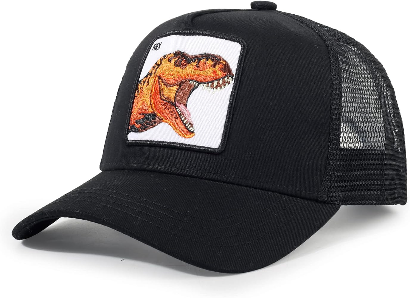 Trucker Hat Men Animal Snapback Hats Adjustable Embroidered Baseball Cap Mesh Breathable Square P... | Amazon (US)