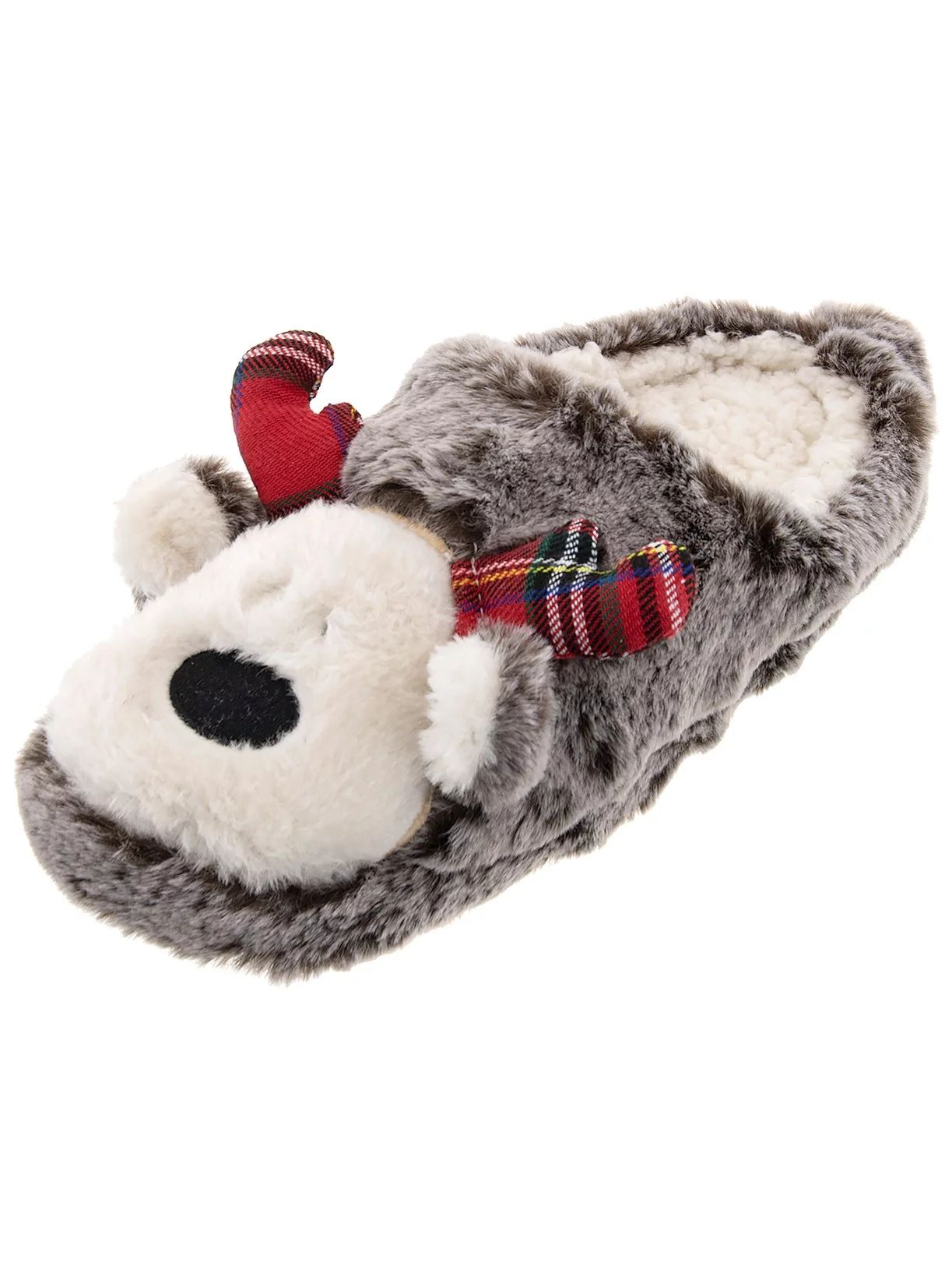 Dirty Laundry Womens Reindeer Christmas Slippers | Walmart (US)