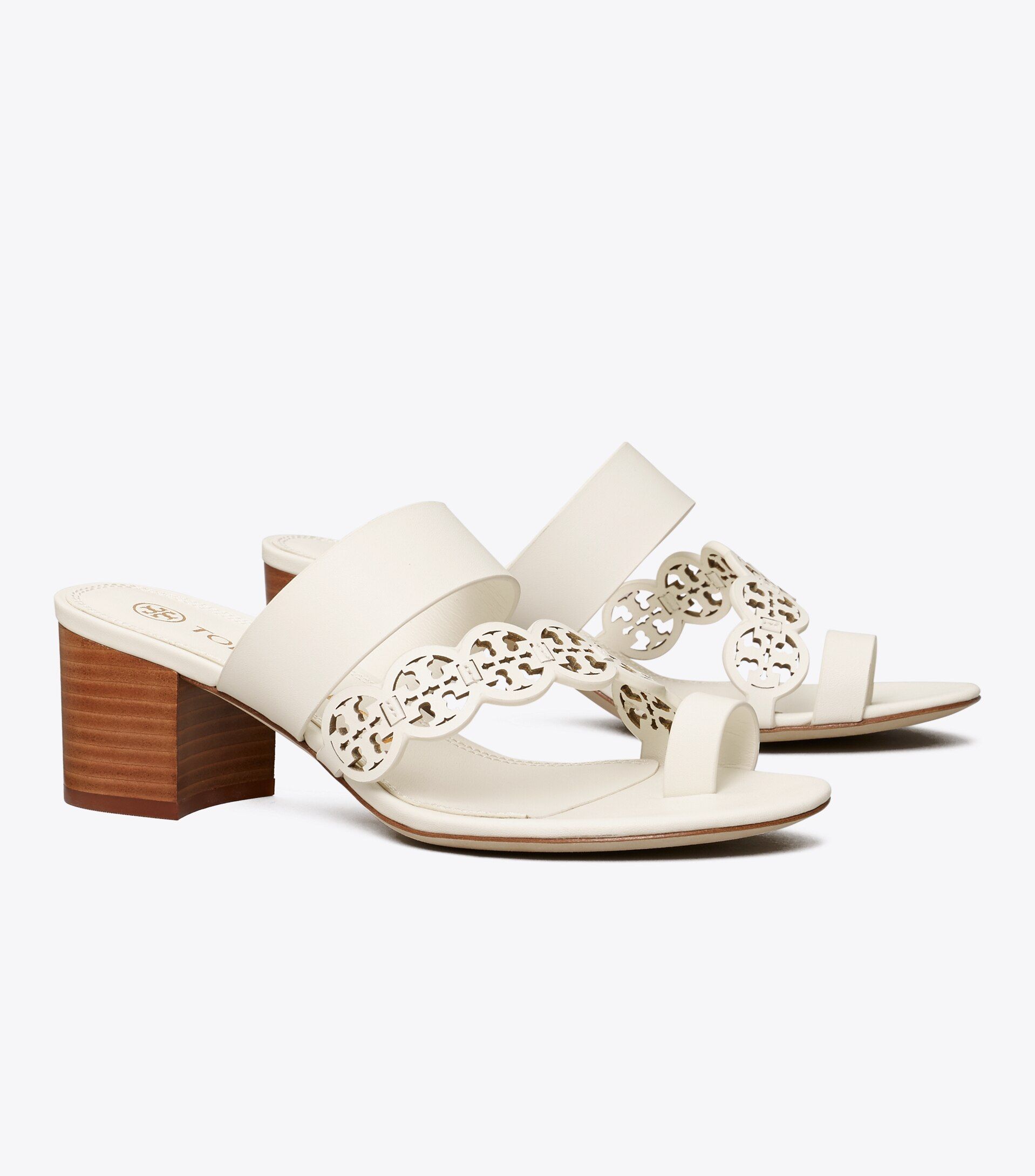Tiny Miller Heeled Sandal, Leather | Tory Burch (US)