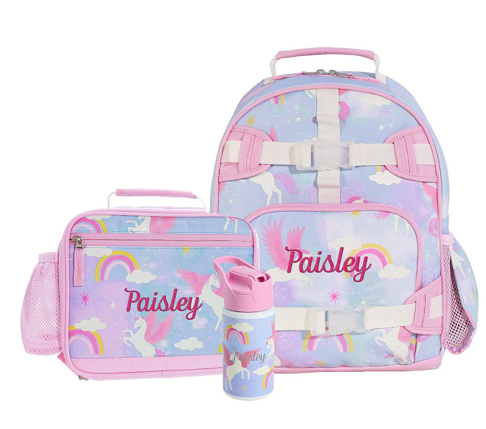 Glow-in-the-Dark Pegasus Sky Mackenzie Backpack & Lunch Bundle, Set of 3 | Pottery Barn Kids