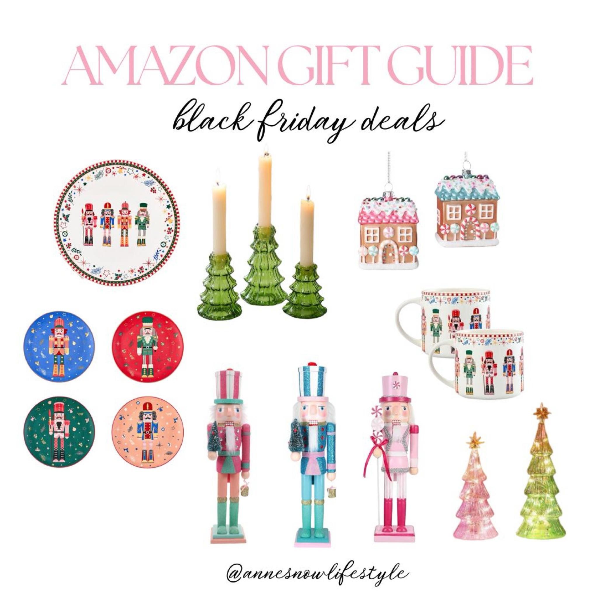 amazon gift guide for the christmas lover • so cute! 

nutcrackers, glass trees, christmas candlesticks, ornaments, colorful christmas decor 

#LTKGiftGuide #LTKHoliday #LTKSeasonal