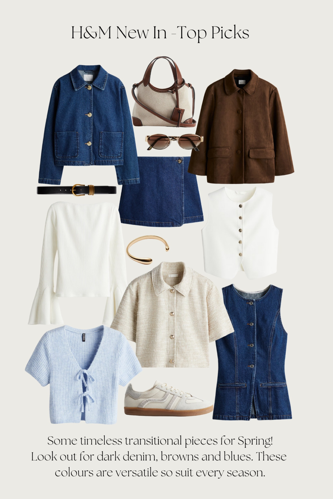 H&M New In - My Top Picks

#hm #newin #doubledenim #denim #brownoutfit #transitional #springoutfit

#LTKspring