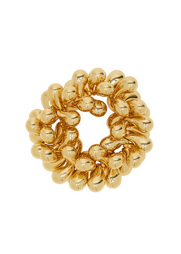 Teardrop cluster 22kt gold-plated bracelet | Harvey Nichols