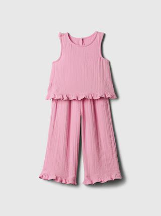 babyGap Crinkle Gauze Outfit Set | Gap (US)