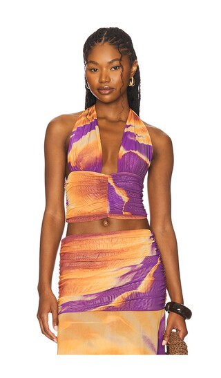 Festa Top in Lilac | Revolve Clothing (Global)