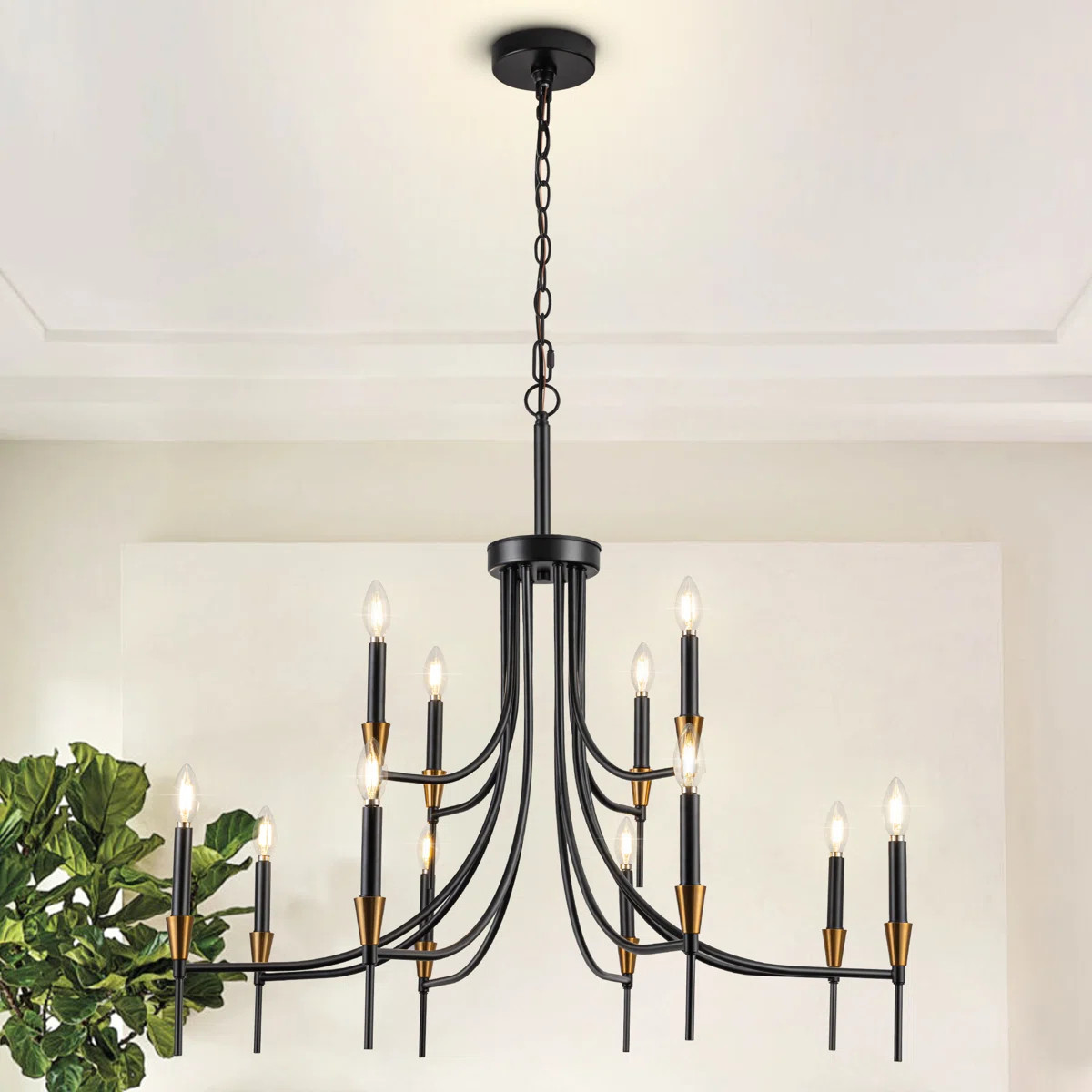 Tramelle 12 - Light Chandelier Living Room Chandelier Chandeliers for Dining Room | Wayfair North America