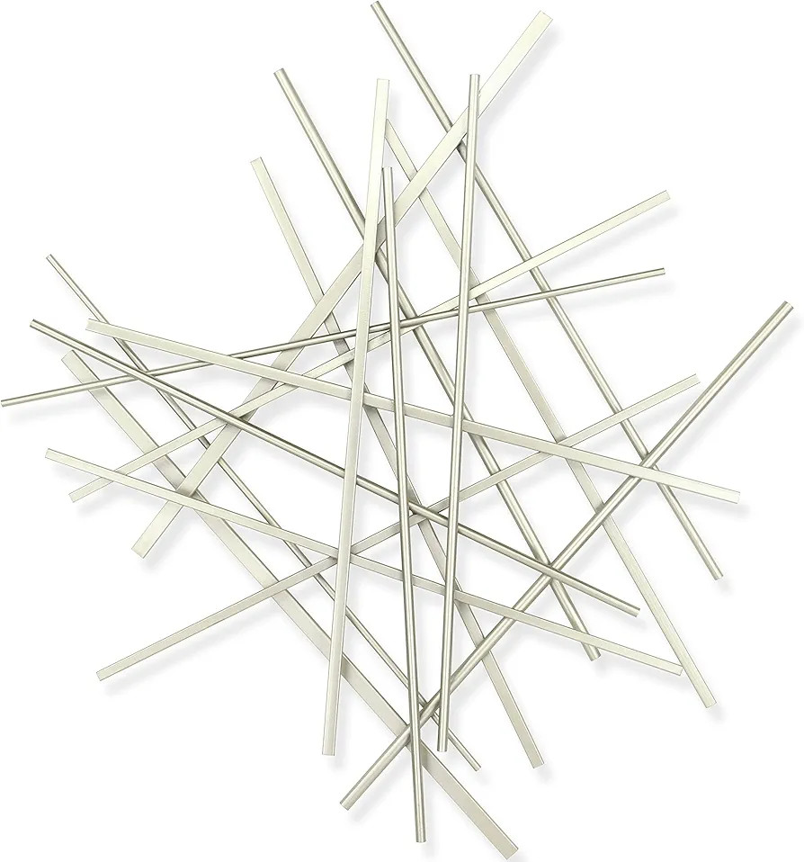 Abstract Art Wall Decor - Avalon Metal Wall Art for Living Room, Bedroom, & Office - Modern & Con... | Amazon (US)