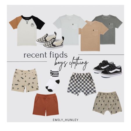 Some recent clothing finds for
my boys that I’ve been loving 😊⚡️ the pocket tee’s have tiny smiley faces on them! So cute!

#boysclothing #boyoutfits #toddlerboy #boysfashion #vans #target #walmart #ootd #fashion #fashion finds