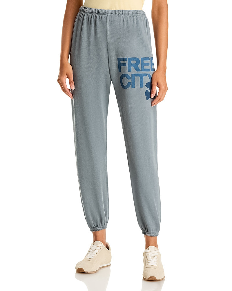 Free City Cotton Logo Sweatpants in Ash | Bloomingdale's (US)