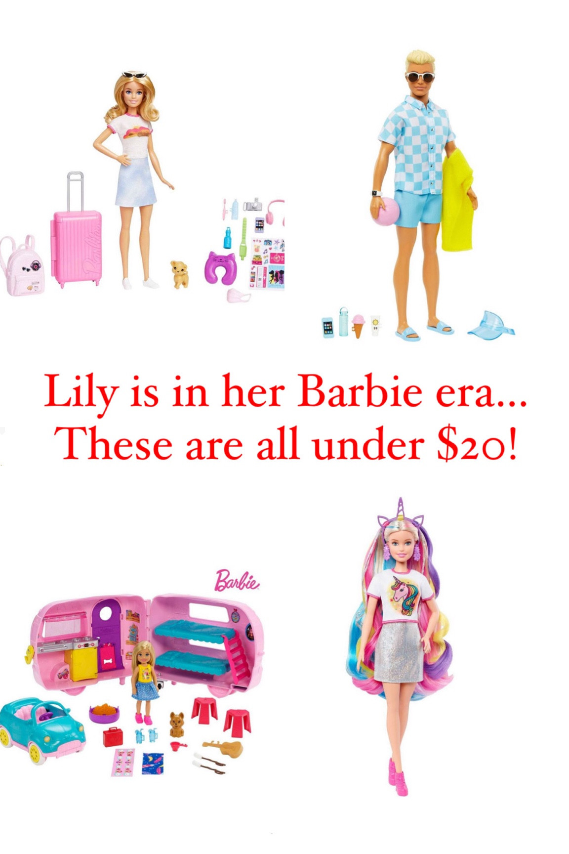 Love these Barbie toys for under $20!

#LTKsalealert #LTKGiftGuide #LTKHoliday