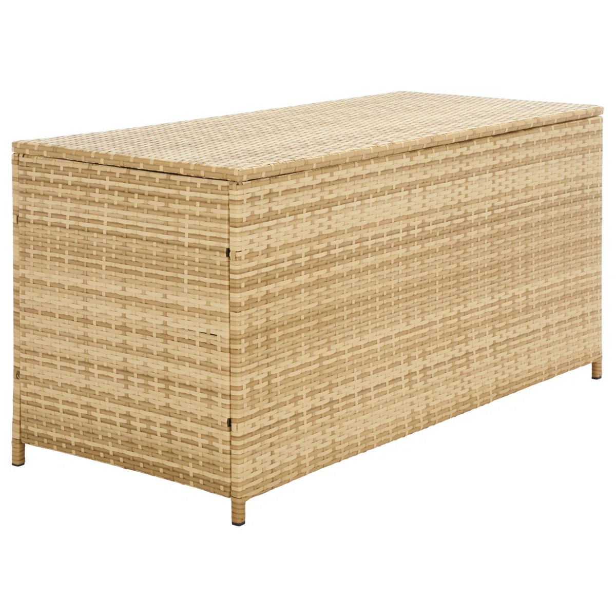 Latitude Run® Oliveira 46.5'' W 50 Gallons Water Resistant Wicker Deck Box | Wayfair North America