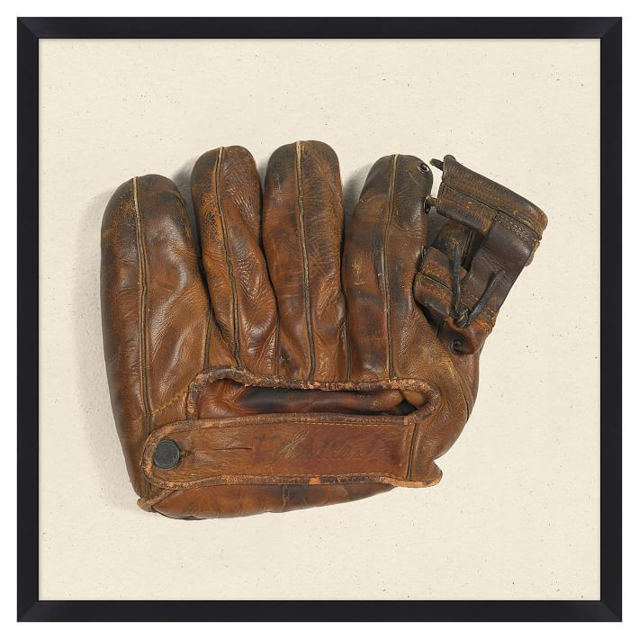 Weathered Glove Framed Art, 28"x28" | Pottery Barn Teen