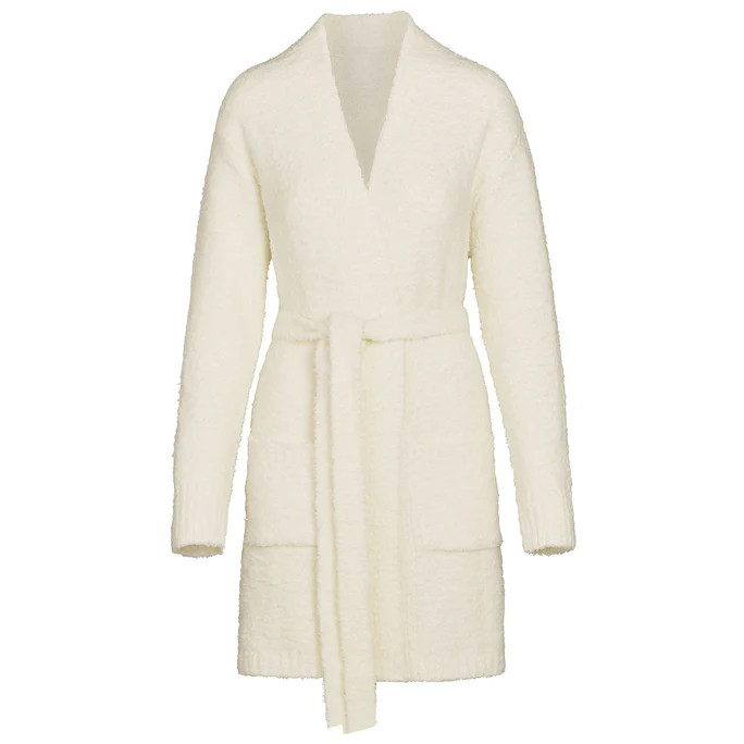 COZY KNIT SHORT ROBE | BONE | SKIMS (US)