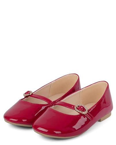 Gymboree,Girls and Toddler Dressy Ballet Flat,Apple Red,10 Years | Amazon (US)