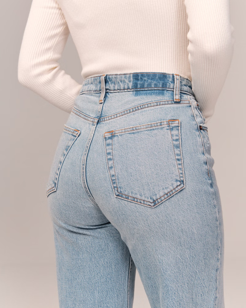 Women's Curve Love High Rise 90s Relaxed Jean | Women's Bottoms | Abercrombie.com | Abercrombie & Fitch (US)