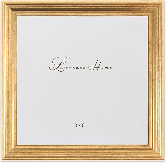 Lawrence Frames 8x8 Sutter Burnished Gold Picture Frame | Amazon (US)