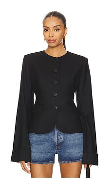 EAVES Tala Blazer in Black from Revolve.com | Revolve Clothing (Global)